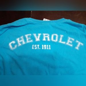 J. America Blue Chevrolet Long Sleeve